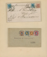 Sweden: 1855/1940, Urige Gestempelte Sammlung Aus Einem Nachlass Ab Nr. 2 Auf Se - Storia Postale