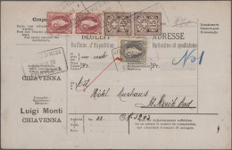 Schweiz: 1878/1950, Lot Mit Ca. 110 Briefen/Karten Und Ganzsachen Schwerpunkt Vo - Verzamelingen