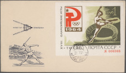 Sowjet Union: 1924-1990: About 450 Covers, Postcards, FDCs And Postal Stationery - Covers & Documents