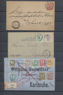 Hungary: 1875/1900, Letter Design Issue, A Decent Collection Of 26 Covers/cards - Covers & Documents