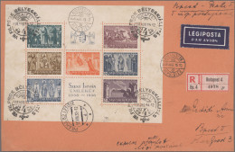 Hungary: 1892/1945, Mainly From 1919, Extraordinary Collection Of Apprx. 524 Cov - Briefe U. Dokumente