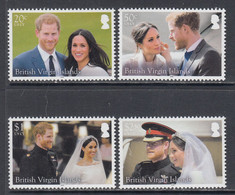 2018 British Virgin Islands Royal Wedding Harry  Complete Set Of 4 MNH @ BELOW FACE VALUE - British Virgin Islands