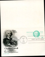 UY36 Postal Card With Reply FDC 1985 - 1981-00