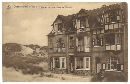 CPA Oostduinkerke-Plage, Villas Sur La Route Royale De Nieuport - Oostduinkerke