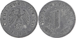 ALLEMAGNE - 1943 - 1 Reichspfennig - Munich (D) - 18-008 - 1 Reichspfennig