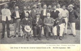 Sierra Leone - Lat Goup Of The Late Act Governor General Graves At Bo - Sierra Leona