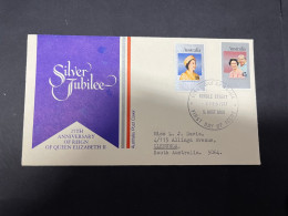 31-1-2024 (2 X 49) Australia FDC  - Queens Silver Jubilee (Rundle Street P/m SA) 1977 - FDC