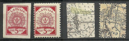 LETTLAND Latvia 1918 Michel 1 - 2 * - Lettland