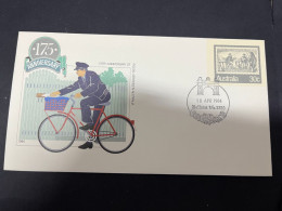 31-1-2024 (2 X 49) Australia FDC  - 1984 - 175th Anniversary Of Postal Service (Ballarat VIC P/m) - FDC