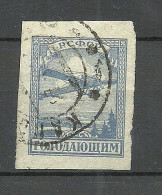 RUSSIA Russland 1922 Michel 191 O Transport Hungerhilfe Famine Relief Air Plane Flugzeug - Usados