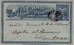 TARJATA UNION POSTAL UNIVERSAL URUGUAY1898 - Uruguay