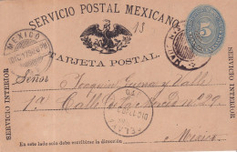 SERVICO POSTAL MEXICANO En 1896 - México