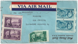 Correspondence - USA, Lousiana, To Argentina, 1946, N°483 - Used Stamps