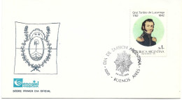 First Day Cover - Argentina, Gral. Toribio De Luzuriaga, 1983, N°500 - FDC