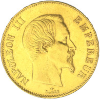 Second-Empire- 100 Francs Napoléon III Tête Nue 1858 Paris - 100 Francs-or