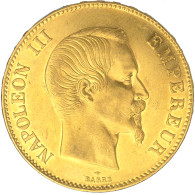 Second-Empire- 100 Francs Napoléon III Tête Nue 1858 Paris - 100 Francs (gold)