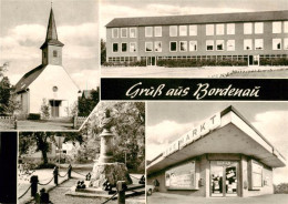 73873701 Bordenau Kirche Schule Kaufhaus Denkmal Verlagsstempel Bordenau - Neustadt Am Rübenberge