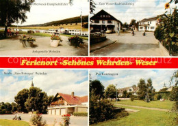 73839790 Wehrden Oberweser Dampfschiffahrt Weser Radwanderweg Strasse Zum Ritter - Beverungen