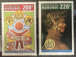 BURUNDI - MNH** - 1992 - # 1004/1005 - Nuevos