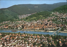 71831838 Eberbach Neckar Fliegeraufnahme Teilansicht Bruecke Eberbach - Eberbach