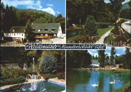 71829257 Manderscheid Eifel Hotel Restaurant Cafe Heidsmuehle Fontaene Schwanent - Manderscheid