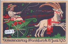FRANKFURT-A-MAIN- VOLSKINDERTAG 1913- ILLUSTREE PAR TH. BRAUN - Frankfurt A. Main