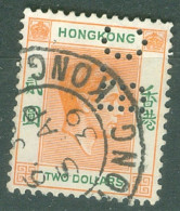 Hong Kong   Yvert  155  Ob  TB   Perforé B C  - Used Stamps