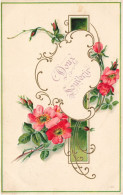 FLEURS - PLANTE - Fleur - Doux Souvenirs - Carte Postale Ancienne - Bloemen