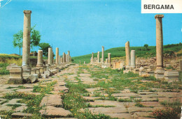TURQUIE - Bergama Izmir - Mukaddes Yol - Colonnes - Archéologie - Carte Postale - Turkije