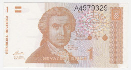 Croatia P 16 - 1 Dinar 8.10.1991 - UNC - Croatia