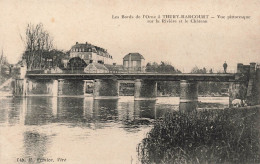 FRANCE - Les Bords De L'Orne à Thury Harcourt - Vue Pittoresque Sur La Rivière Et Le Château - Carte Postale Ancienne - Thury Harcourt