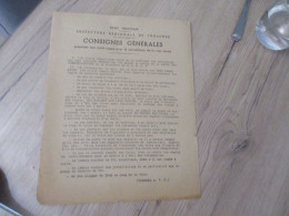 Etat Français Toulouse Consignes Générales Aux Civils Pour Surveillance De La Voie Ferrée...mission - 1939-45