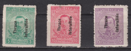 Timbres Neufs* De Thrace De 1920 N°47, 48 Et 49 MH - Thrace