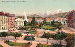 SUISSE - Genève - Place Des Alpes Et Mont Blanc - Carte Postale Ancienne - Genève