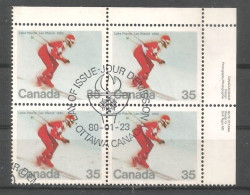 Canada 1980 Ol. Winter Games Lake Placid 4-block Y.T. 727 (0) - Gebraucht