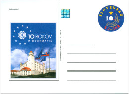 ** CDV 228 Slovakia 10 Years In EU 2014 Bratislava Castle - Instituciones Europeas