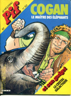 Pif Gadget N°760 - Yvain “Les Feux Follets" - Cogan “Cogan Défie Le Maître Des éléphants”-Collecteur Images "Lucky Luke" - Pif Gadget