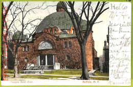 Af3582 - JUDAICA Vintage Postcard: USA - New York - Buffalo - Autres Monuments, édifices