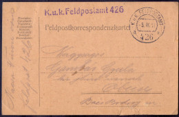 AUSTRIA - K.u.K. FELDPOSTAMT 426  ITALIA ISONZO  - 1917 - 1. Weltkrieg