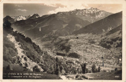 SUISSE - Bagnes - Vue Générale De La Vallée De Bagnes - Bec De Corbassière Et Le Mont Rogneux - Carte Postale Ancienne - Bagnes