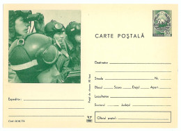 IP 74 - 18b Military, Paratroopers, Romania - Stationery - Unused - 1974 - Militaria