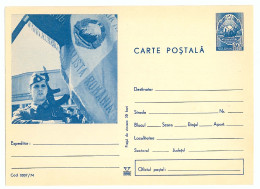 IP 74 - 7 Military And Flag - Stationery - Unused - 1974 - Autres & Non Classés