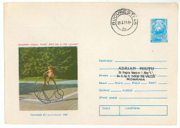 IP 74 - 0330a Old BIKE 1905, Romania - Stationery - Used - 1974 - Radsport