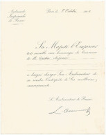 Russie Russia Autographe Lettre Signée Prince Lev Pavlovich Ouroussov (Urusov) 1901 Ambassadeur à Paris 1894-1904 - Personnages Historiques