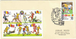 COV 993 - 111 FOOTBALL World Cup Los Angeles, ROMANIA-SWEDEN, Romania - Cover - Used - 1994 - 1994 – Estados Unidos