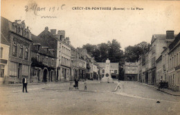 Crecy En Ponthieu La Place - Crecy En Ponthieu