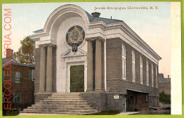 Af3595 - JUDAICA Vintage Postcard: USA - New York - Jewish Synagogue - Autres Monuments, édifices
