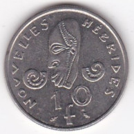 Nouvelles - Hébrides 10 Francs 1973 En Nickel, Lec# 31 - Nueva Hebrides