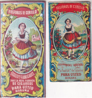 ETIQUETTE D ALLUMETTE(HABANA) LOT DE 2 PIECES - Boites D'allumettes - Etiquettes