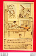 Delcampe - CPA (Réf : AA 770) MONNAIES REPRÉSENTATION The King Was In His Counting-House, Counting Out His Money - Münzen (Abb.)